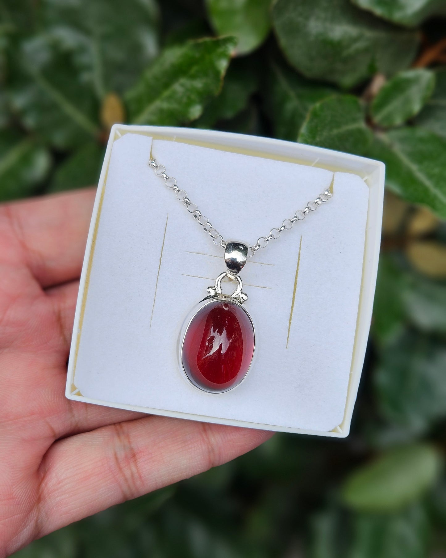 Garnet Necklace Kendra