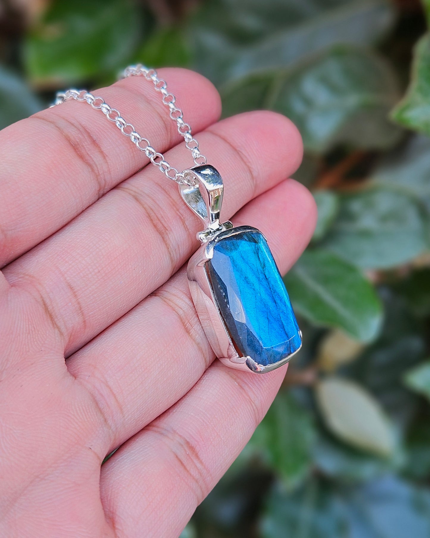 Labradoriet Ketting Elegence
