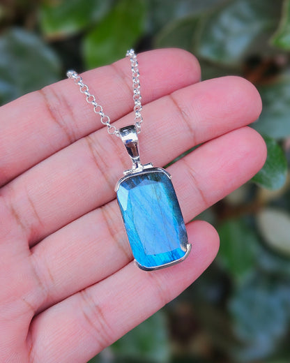 Labradoriet Ketting Elegence