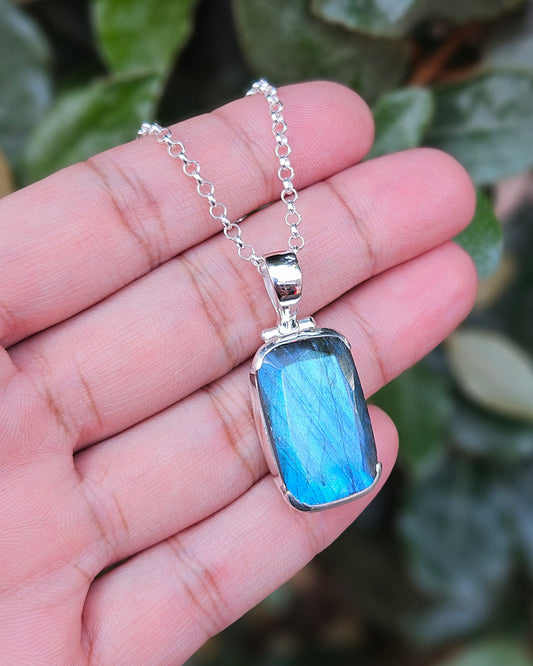 Labradoriet Ketting Elegence
