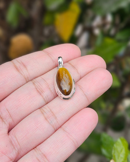 Tiger Eye Pendant Vishnu