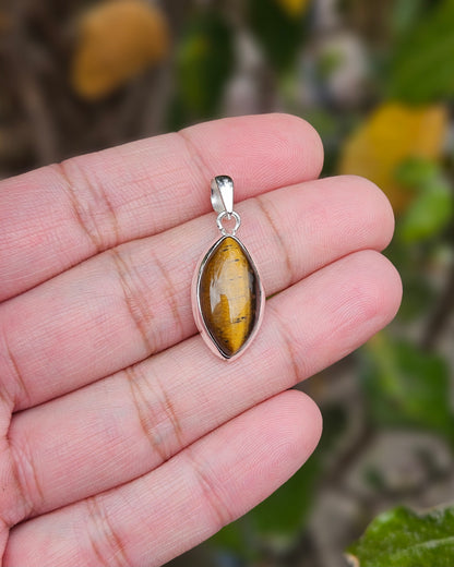 Tiger Eye Pendant Lark