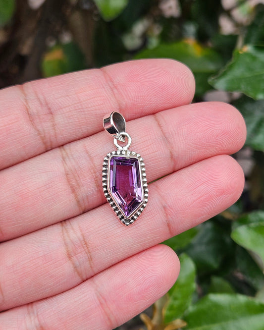 Amethyst Pendant Happiness