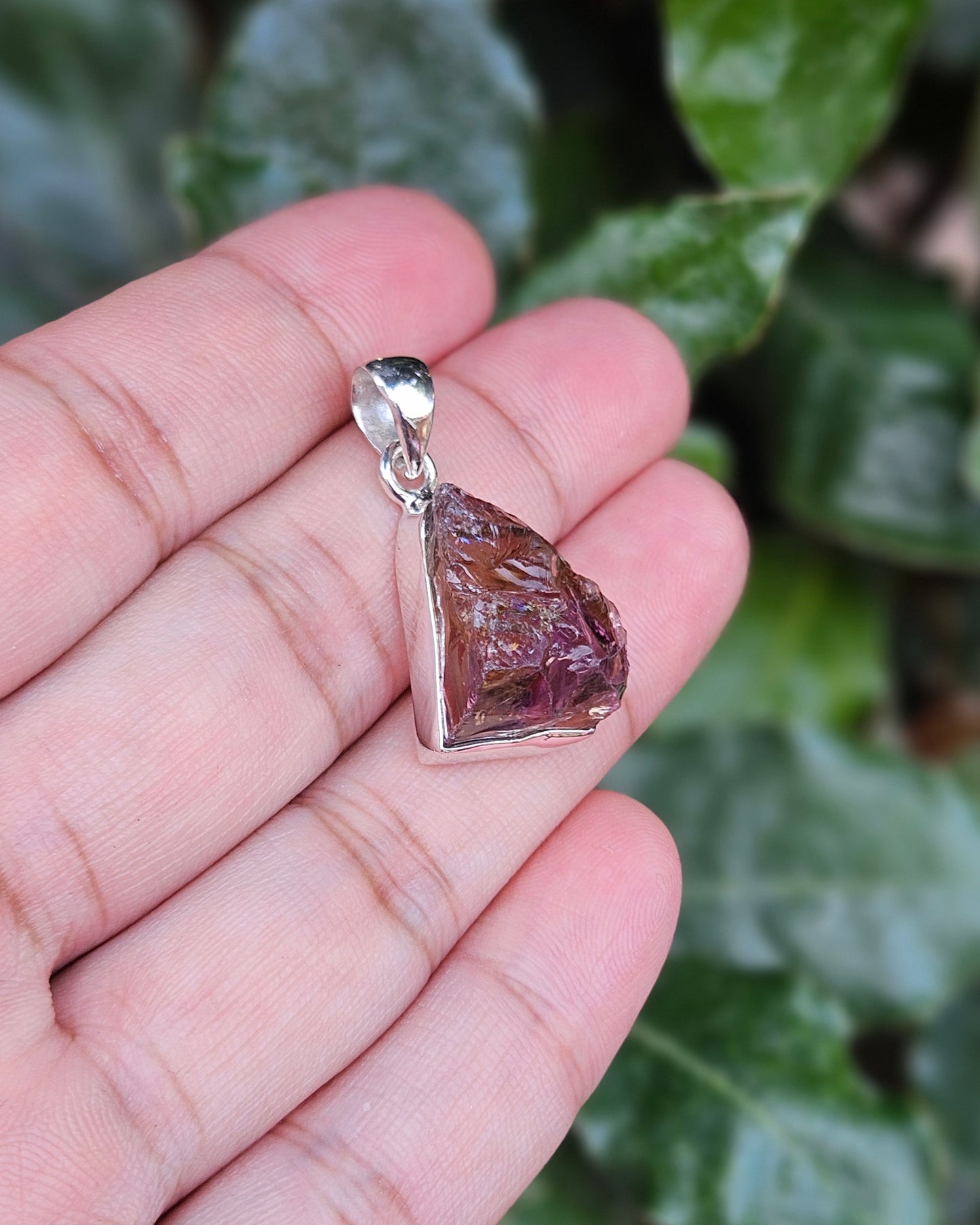 Ruwe Ametrine Hanger Dualité