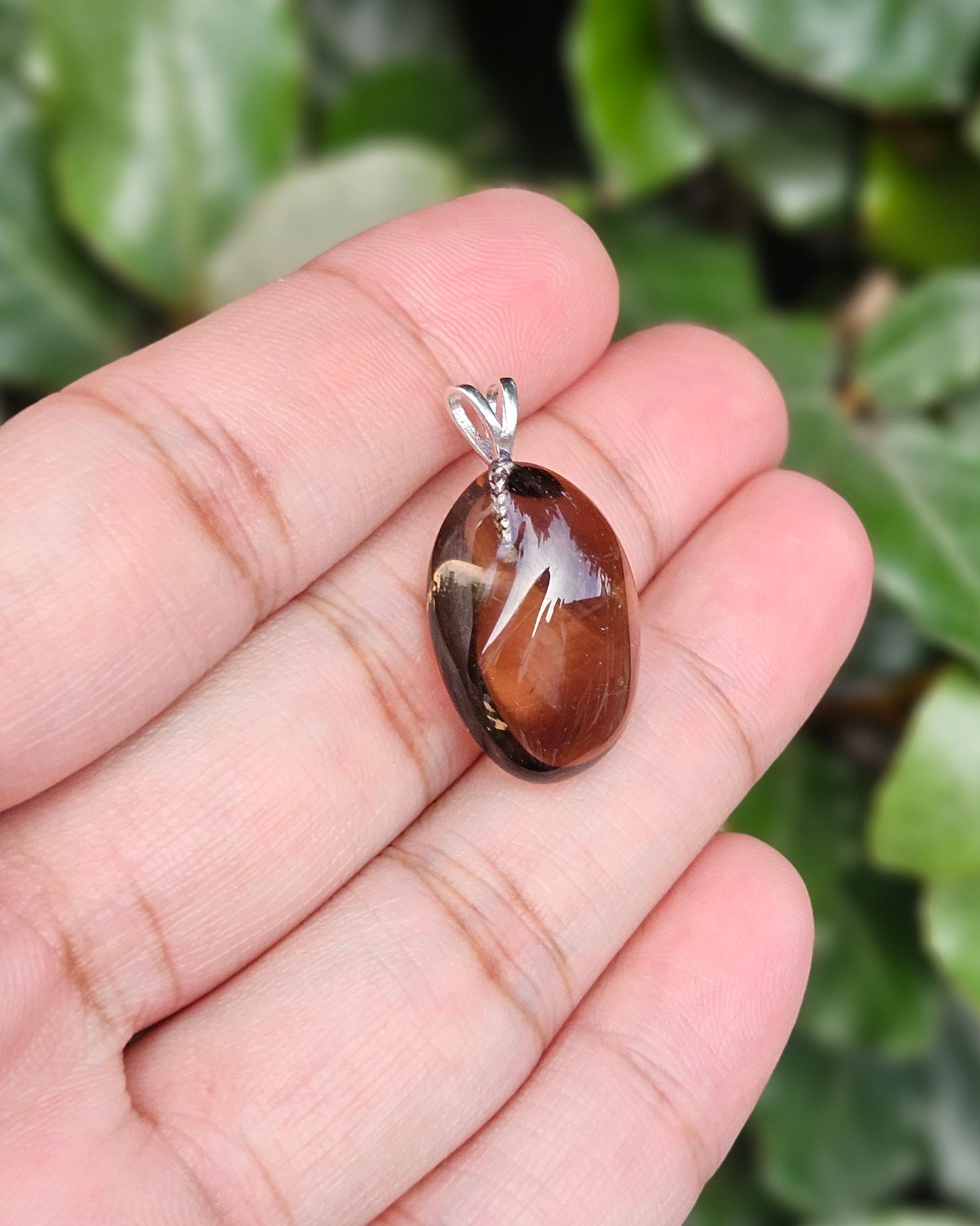 Freeform Smoky Quartz Pendant Dayo