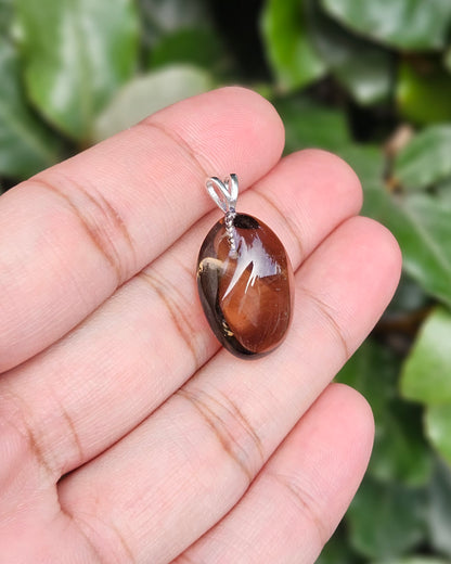Freeform Smoky Quartz Pendant Dayo