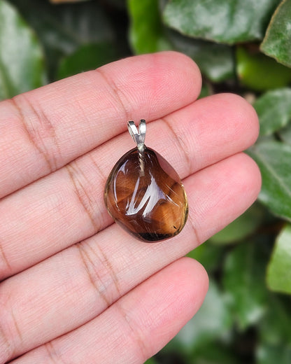 Freeform Smoky Quartz Pendant Lewa