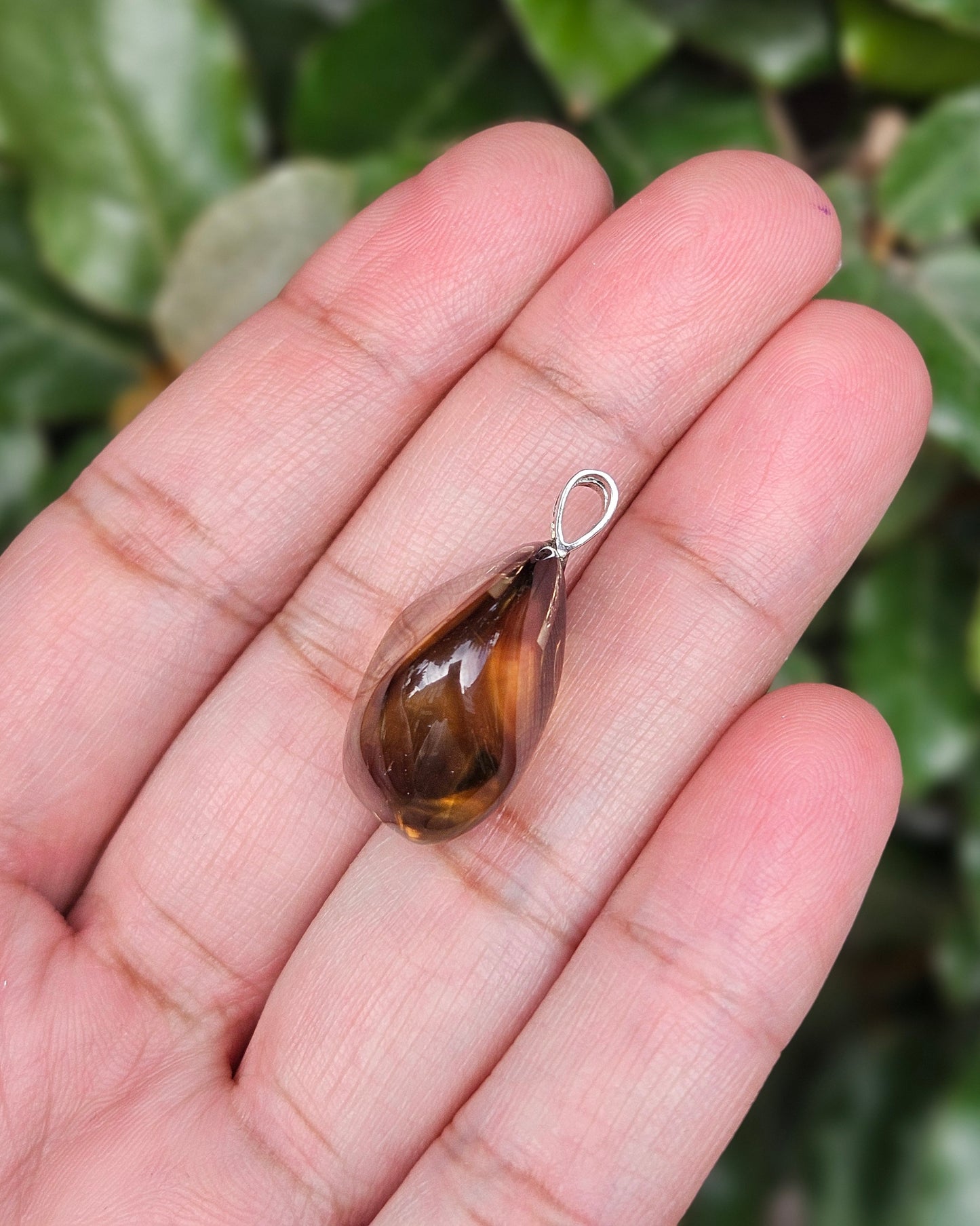 Freeform Smoky Quartz Pendant Lewa