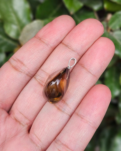 Freeform Smoky Quartz Pendant Lewa