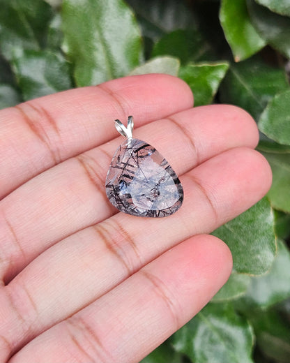 Freeform Rutilated Quartz Pendant Yuki
