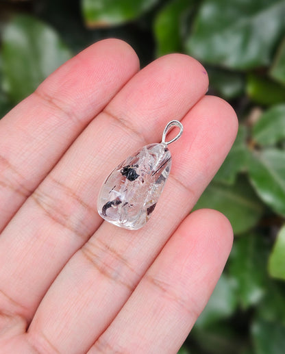 Freeform Rutilated Quartz Pendant Mireille