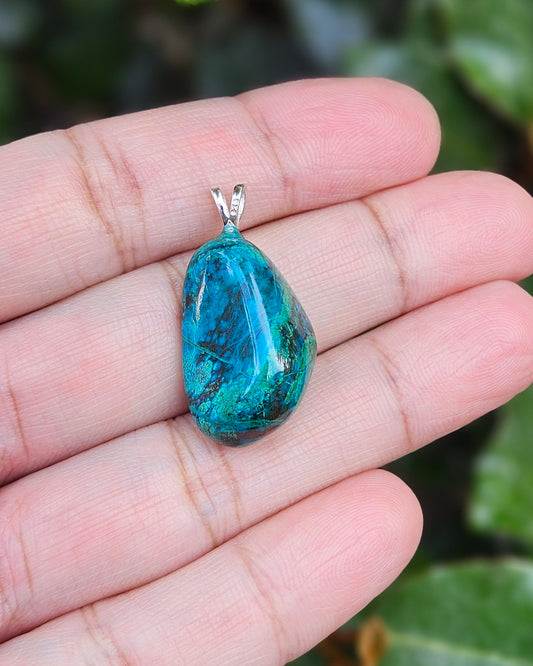 Chrysocolla Pendant Sachi