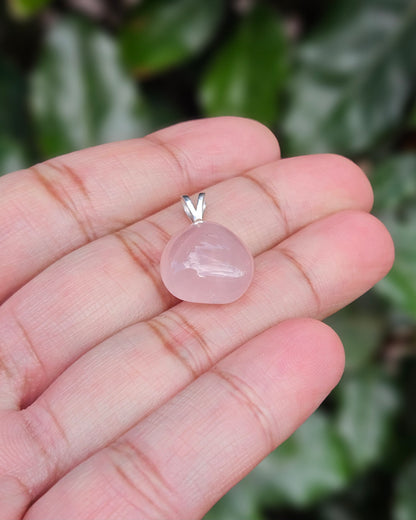 Freeform Rose Quartz Pendant Joji