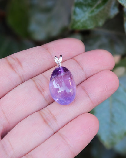Freeform Amethyst Pendant Michi