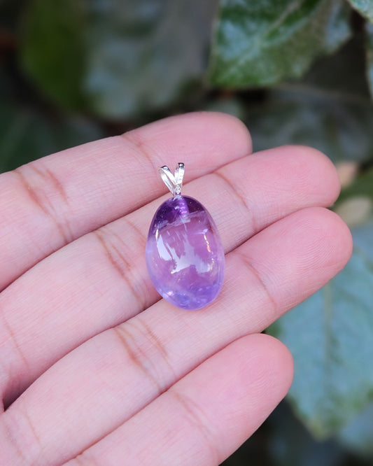 Freeform Amethyst Pendant Michi