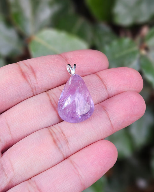 Freeform Amethyst Pendant Yume