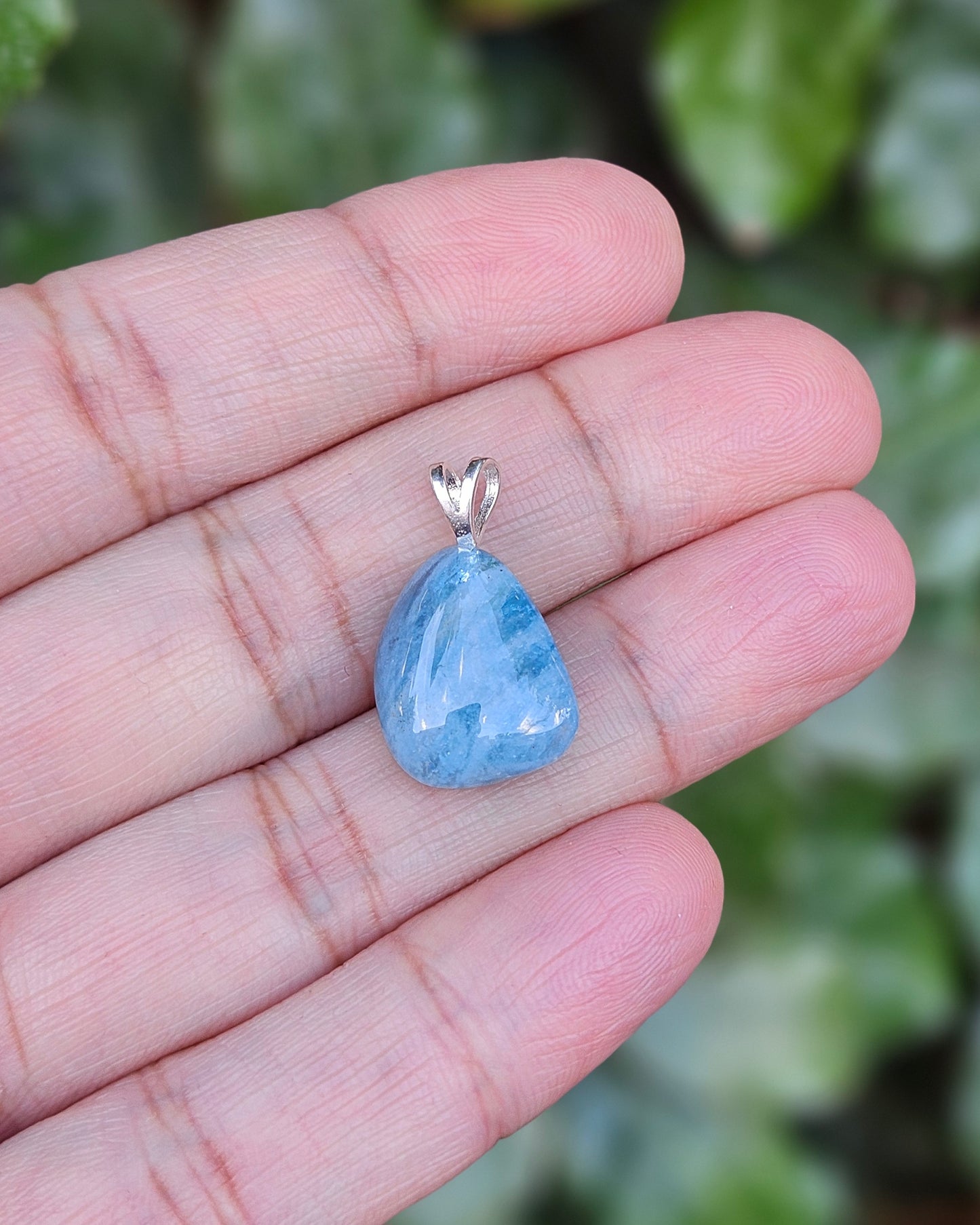 Freeform Aquamarine Pendant Noe