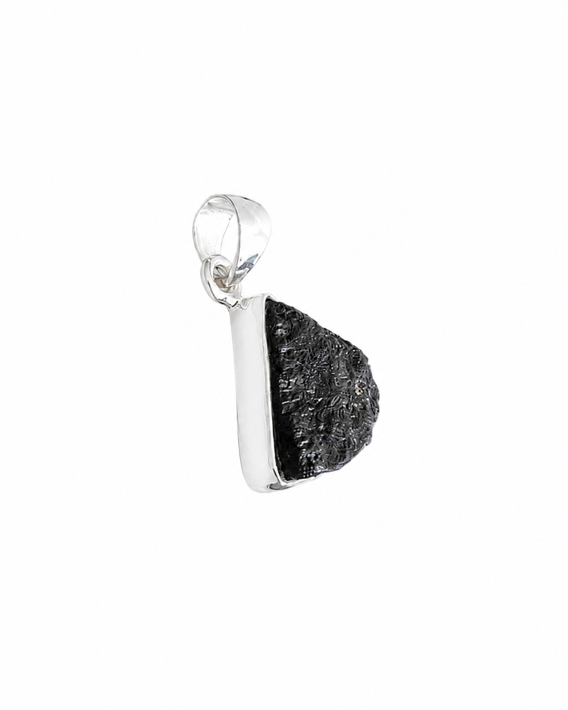 Ruwe Zwarte Toermalijn Hanger Alexia