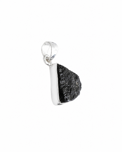 Ruwe Zwarte Toermalijn Hanger Alexia
