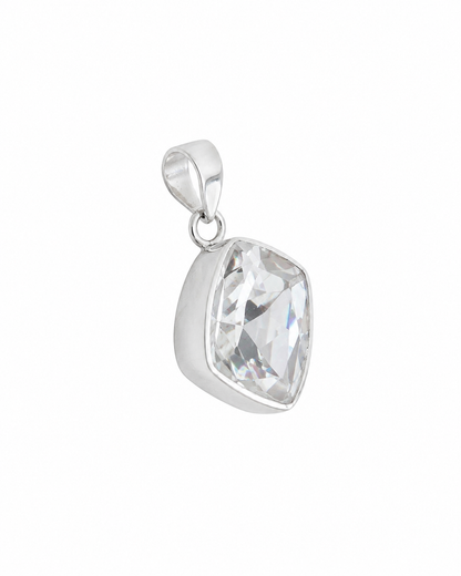 Facet Geslepen Bergkristal Hanger Sora
