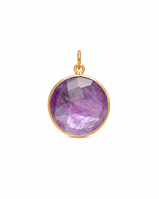 Gilt Amethyst Pendant Vio