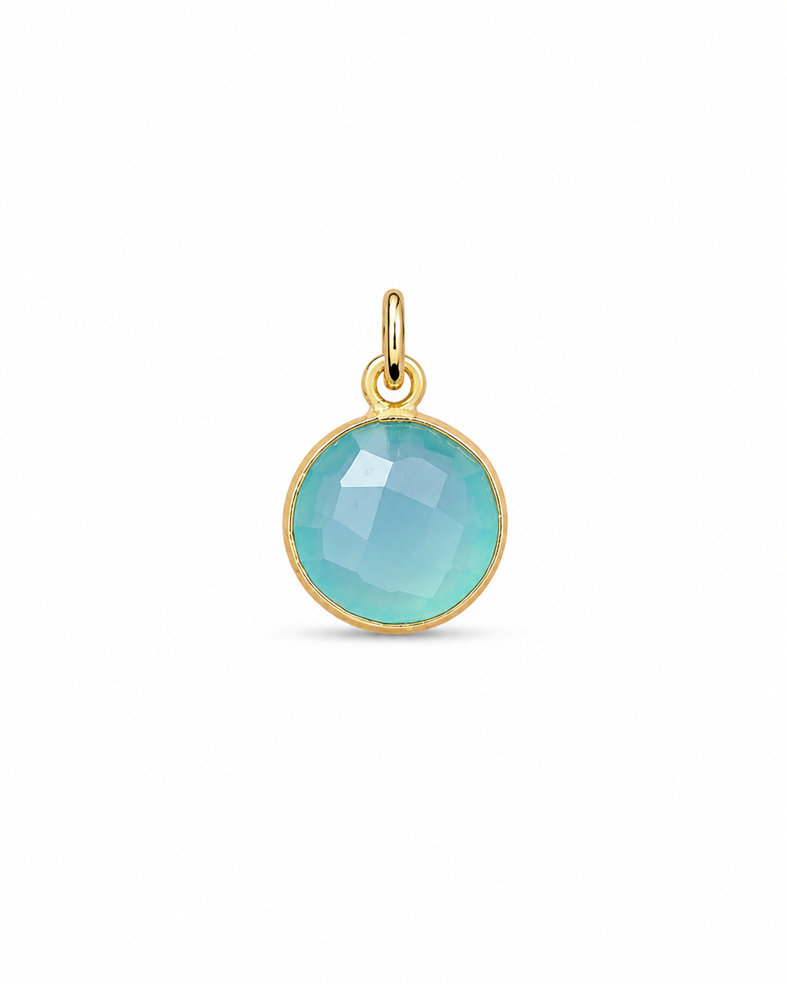 Verguld Chalcedoon Hanger Maji