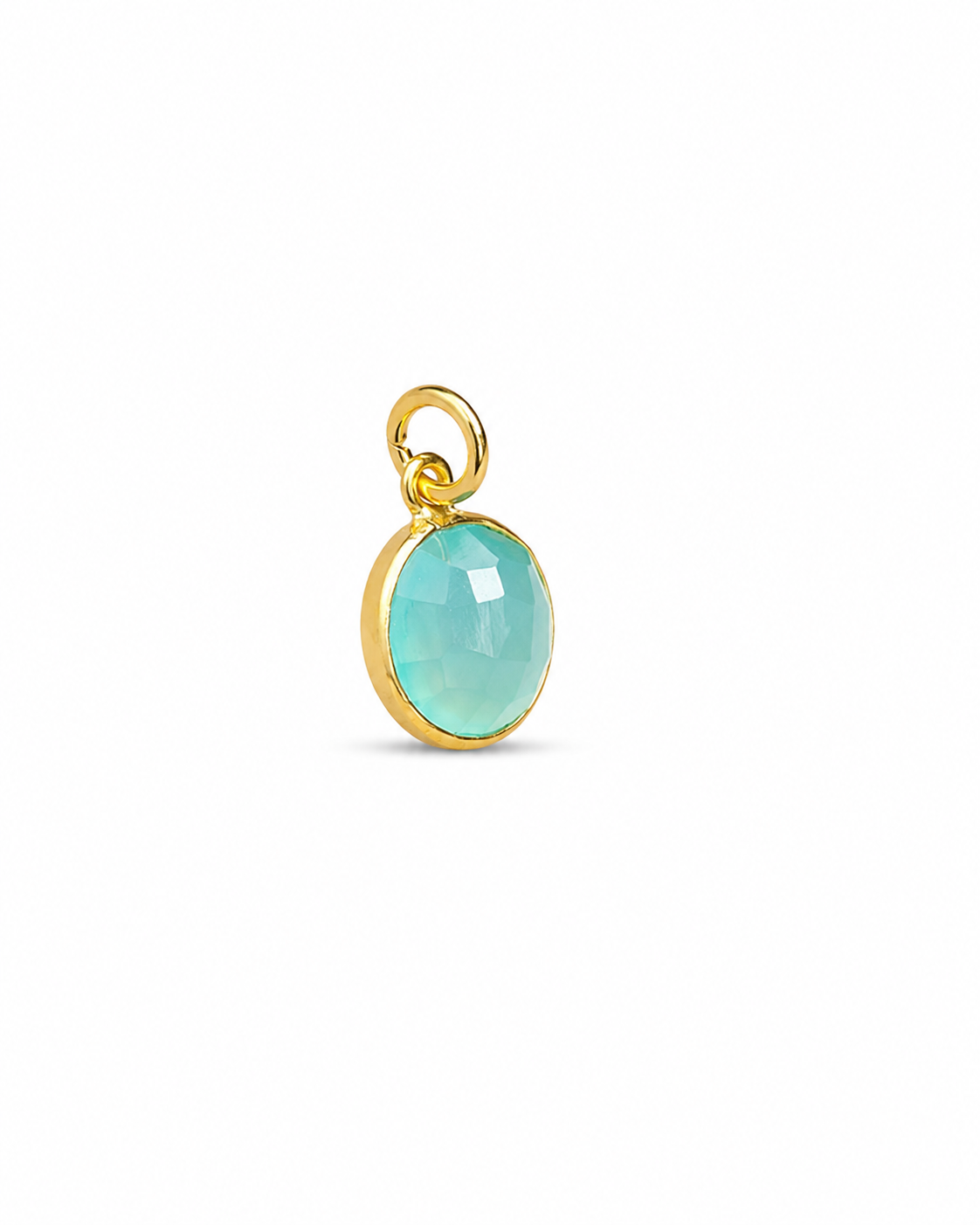 Verguld Chalcedoon Hanger Maji