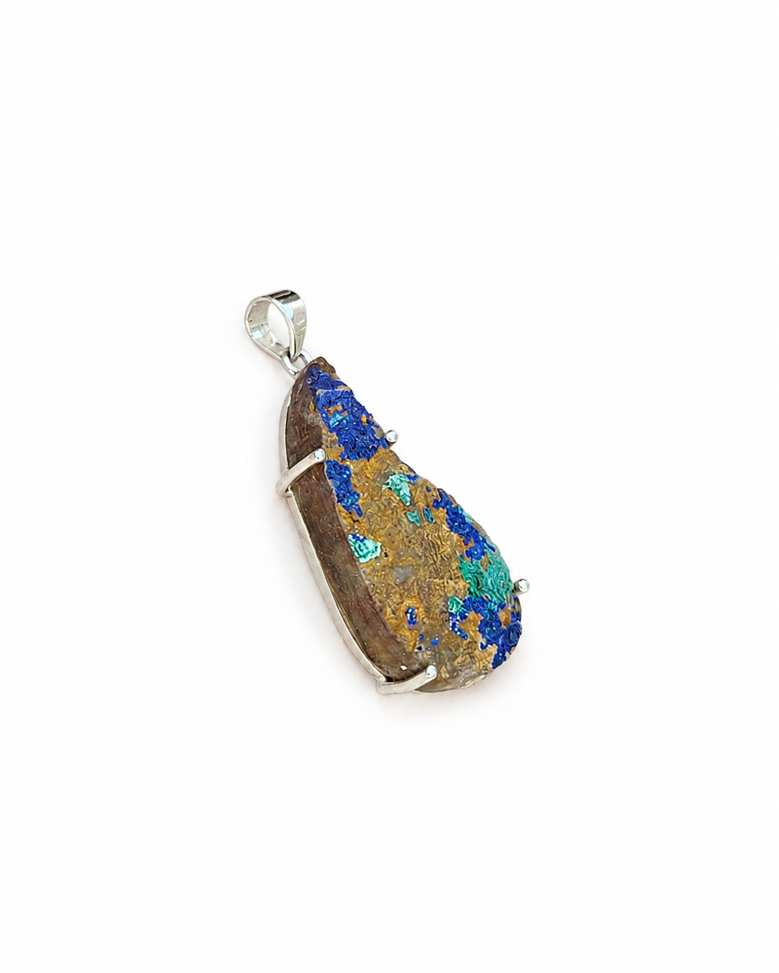 Azurite en Malachiet Hanger Jelani