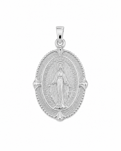 Zilveren Maria Hanger