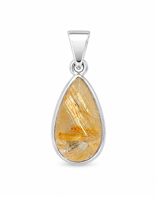 Rutile Quartz Pendant Iris