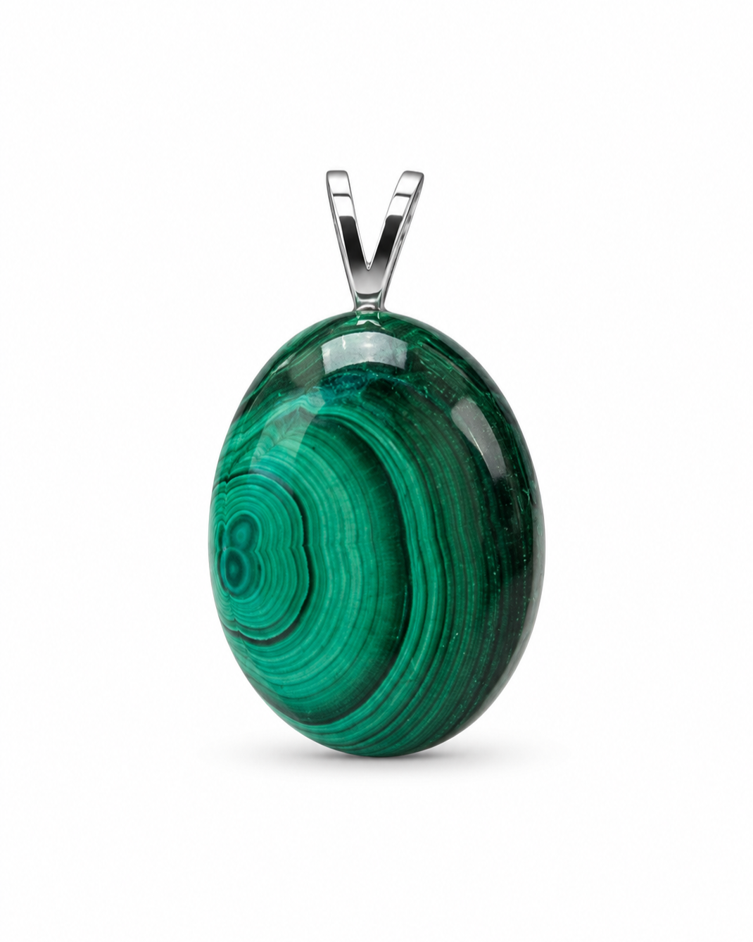 Vrijvorm Gepolijste Malachiet Hanger Tendai