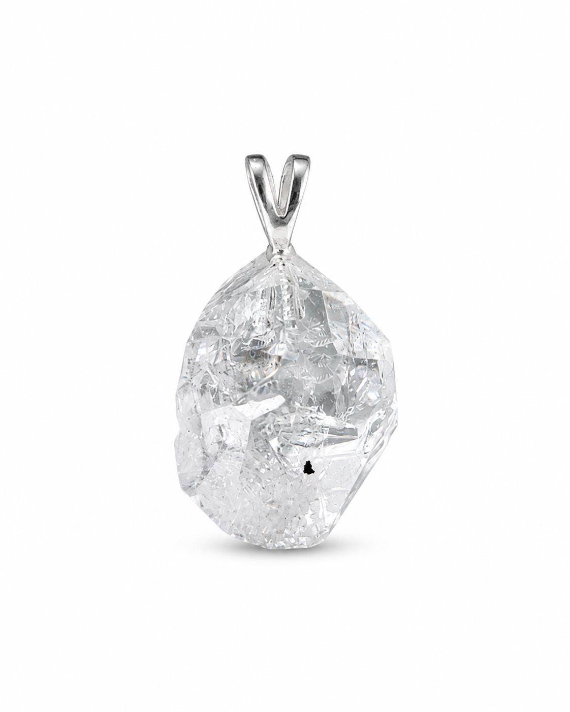 Vrijvorm Herkimer Diamant Hanger Irina