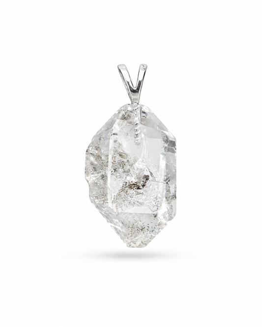 Raw Herkimer Diamond Pendant Vera