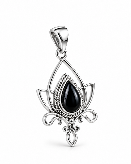 Onyx Lotus Hanger Audrey
