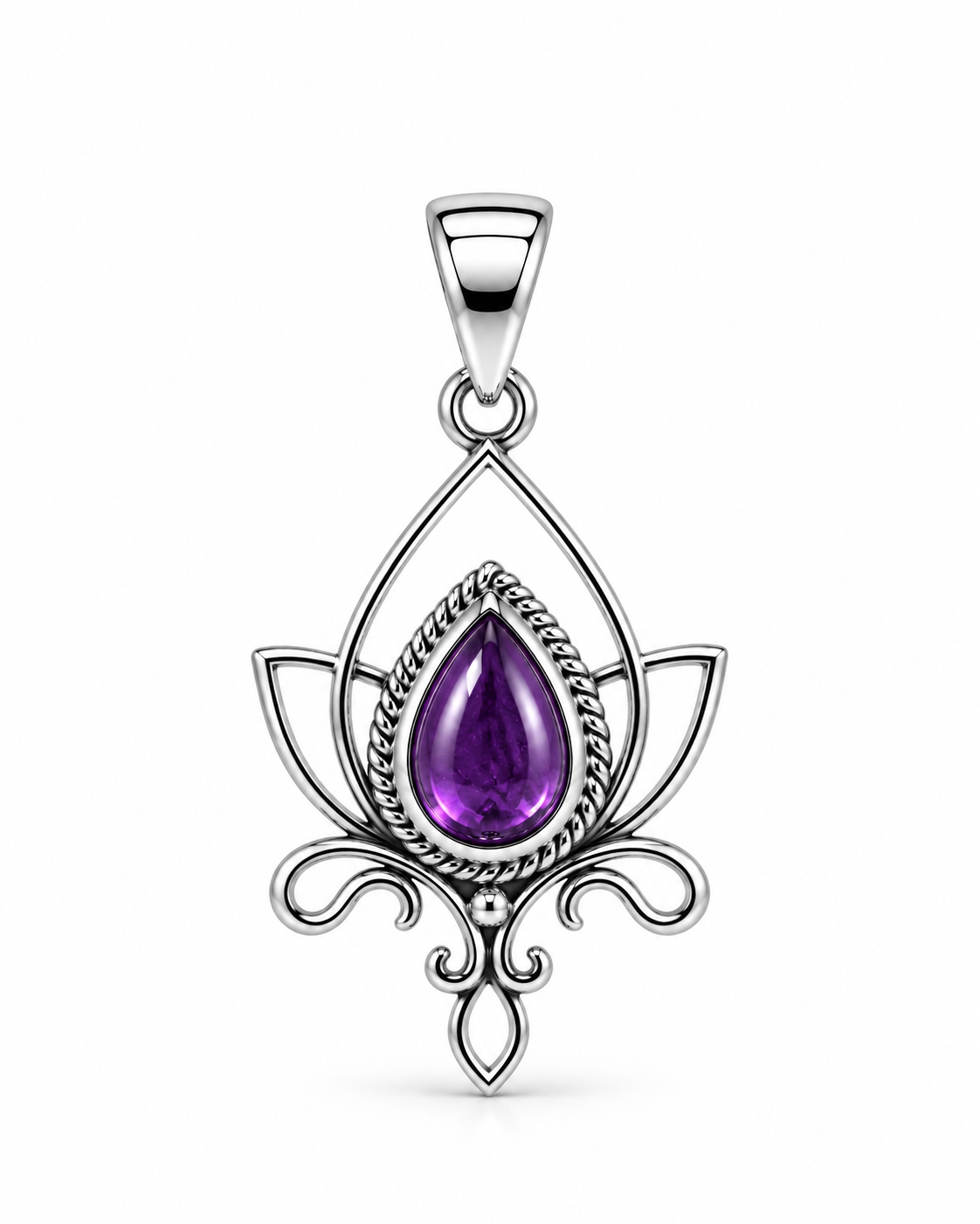 Amethist Lotus Hanger Audrey