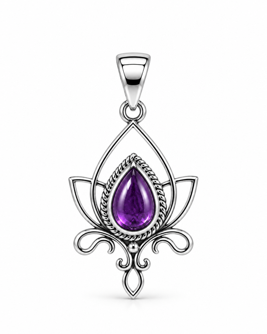 Amethist Lotus Hanger Audrey