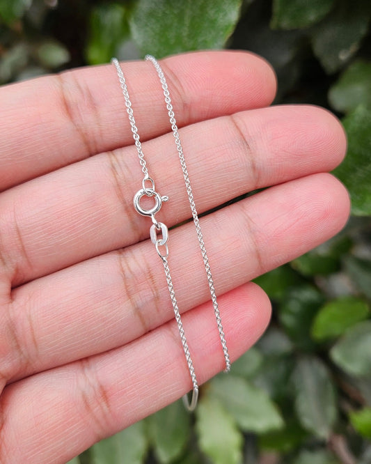Anchor Necklace - Real Silver 42cm - 45cm - 50cm