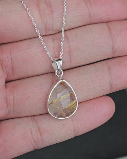 Rutile Quartz Pendant Sangmo