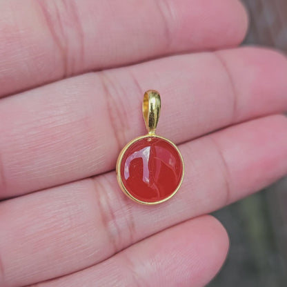 Carnelian Pendant Ojaswi