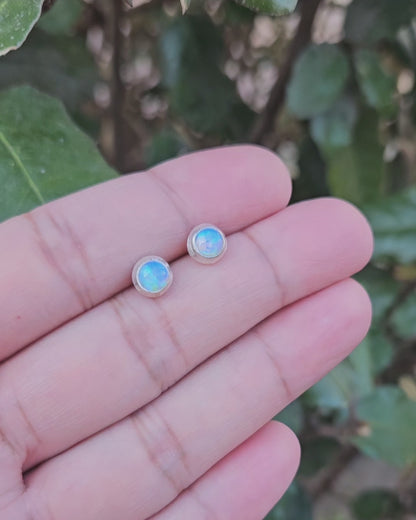 Opal Stud Earrings Odin
