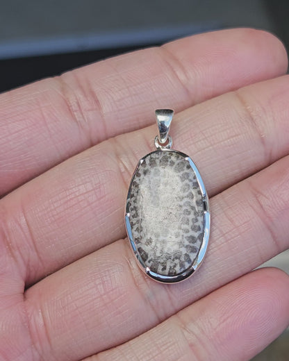 Black Coral Pendant Daphne