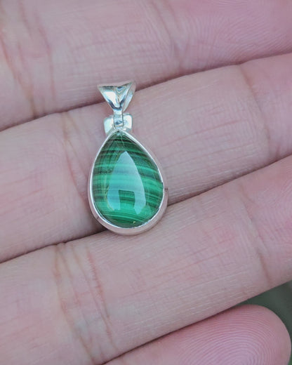 Malachite Pendant Helena