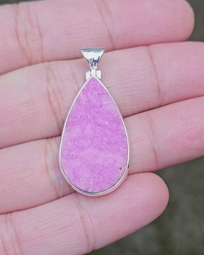 Pink Cobalt Calcite Pendant Asha