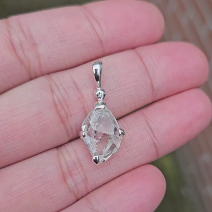 Ruwe Herkimer Diamant Hanger Ming