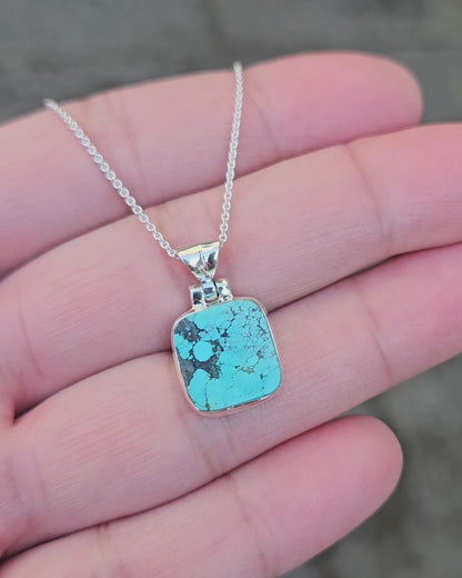 Turquoise Ketting Titus