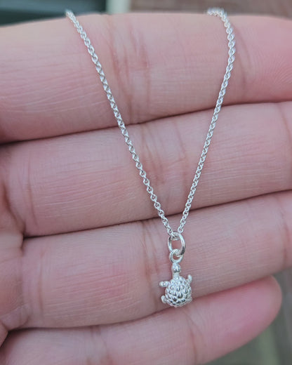 Silver Turtle Necklace Guusje