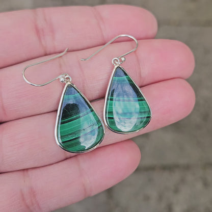 Malachite Earrings Harita