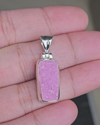 Cobalt Calcite Pendant Afiya