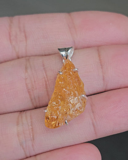 Rough Citrine Pendant Xanthos