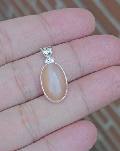 Peach Moonstone Pendant Sakina